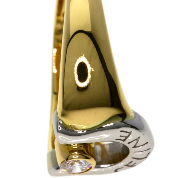 CELINE 18k Yellow Gold Diamond Ring - Picture 9 of 11